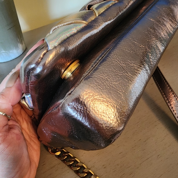 Metallic Betsey Johnson Purse - Picture 4 of 8